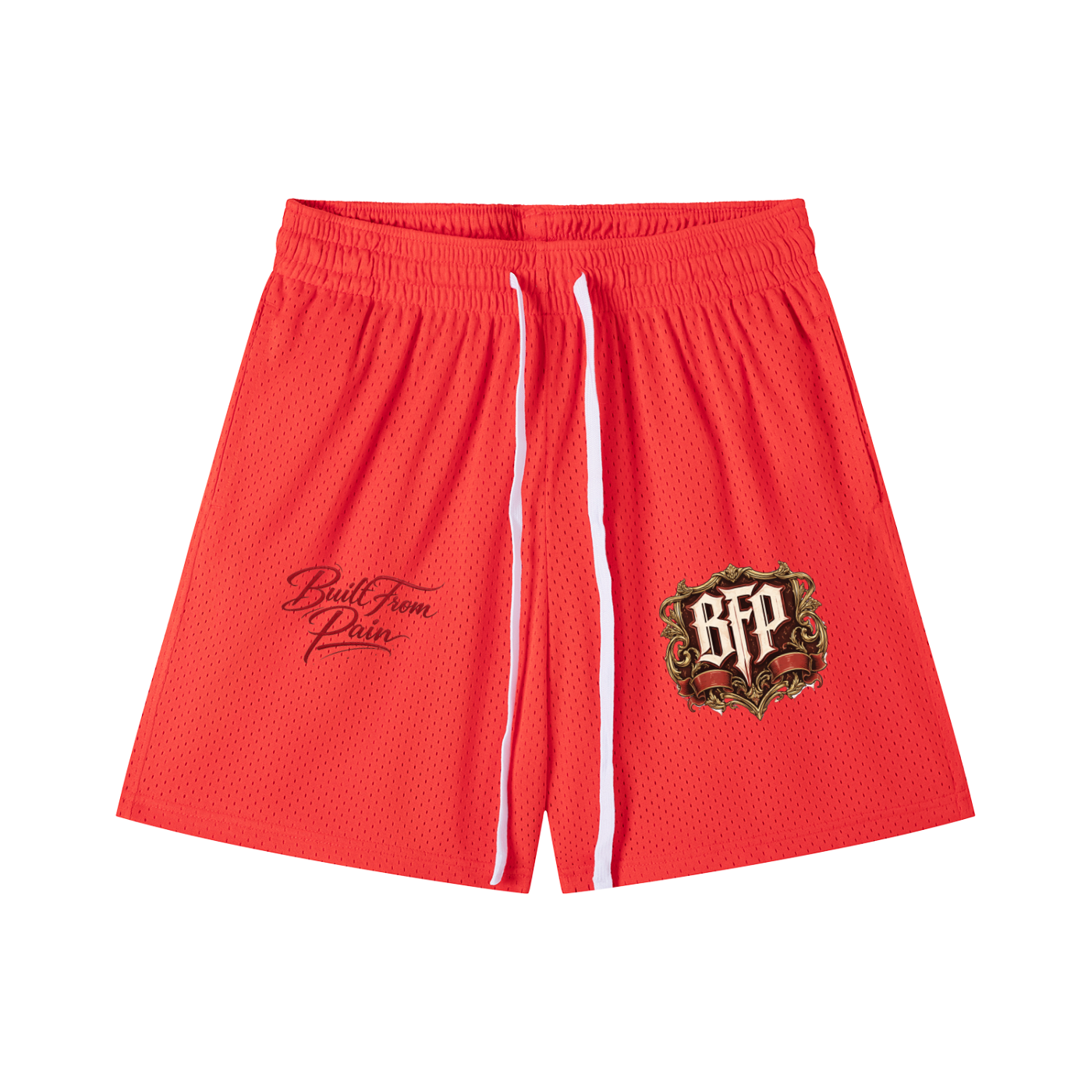 Mesh Drawstring Shorts