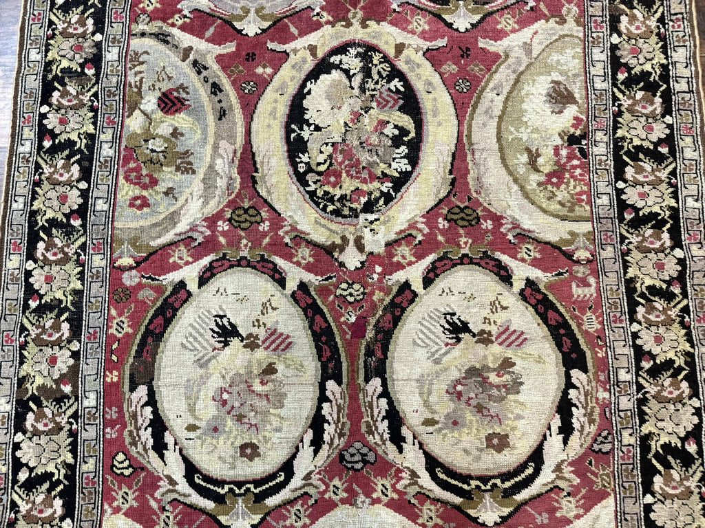 Antique Caucasian Karabakh Rug 5x10