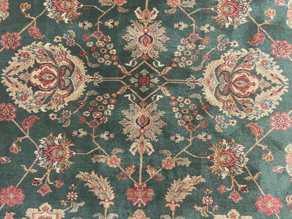 Karastan Rug 8.8 x 10 Samovar Teawash Agra #900-905, Vintage Wool Karastan Area Rug