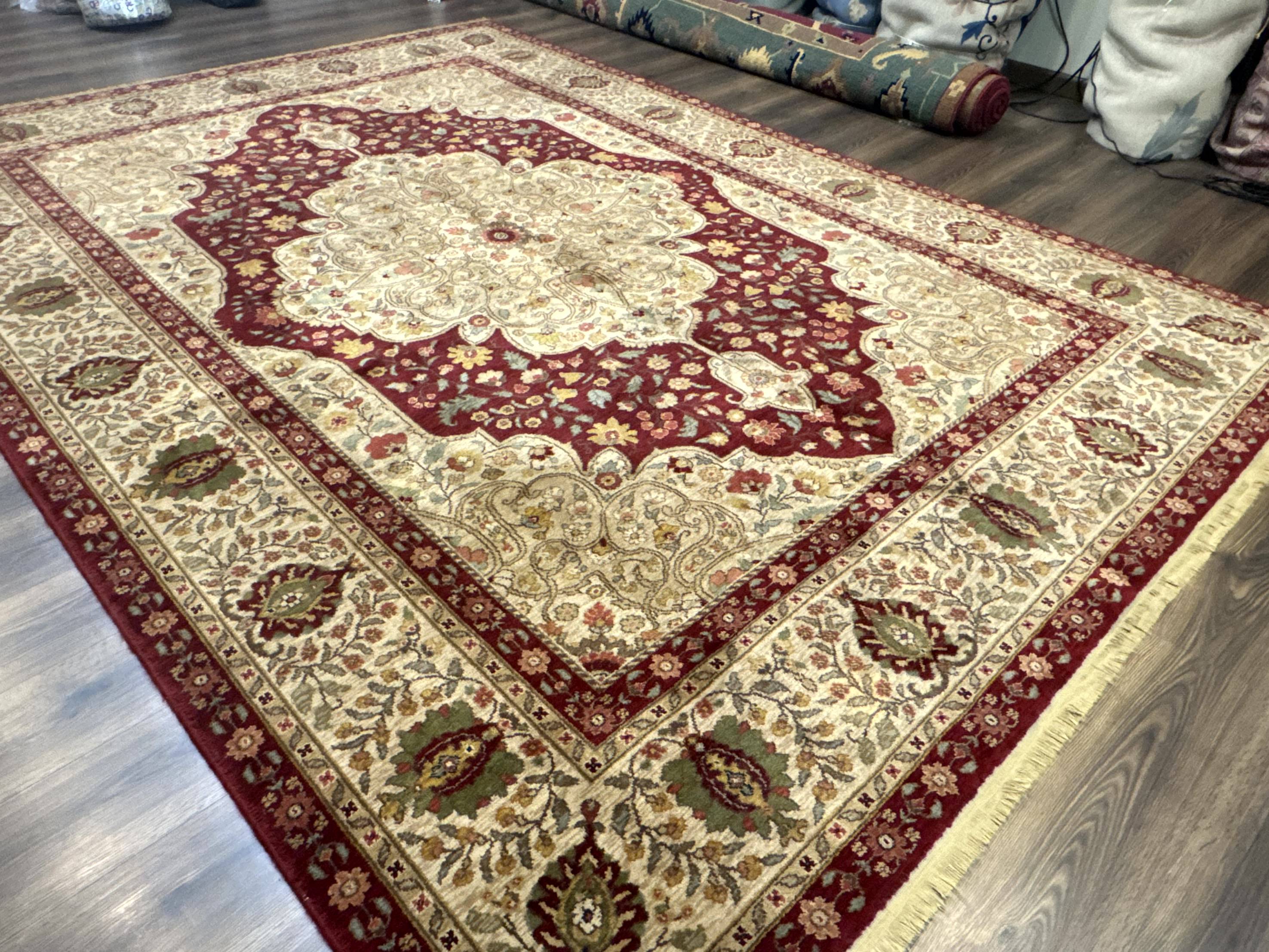 Karastan Rug 8.8 x 12, Antique Legends Royal Tabriz, Wool Pile, Vintage, Rare Design