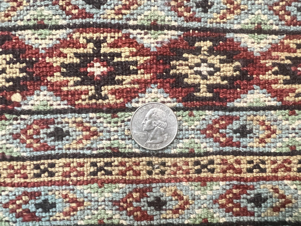 Bokhara Prayer Rug 3x5, Pakistani Turkoman Carpet, Tan, Handmade Vintage Wool Carpet