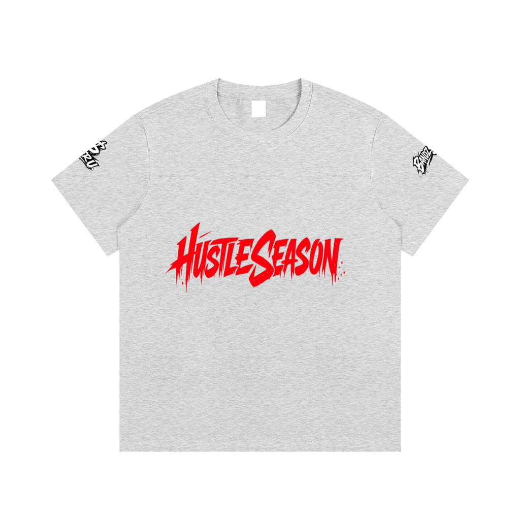 HUSTLE SEASON Essential Cotton T-Shirt