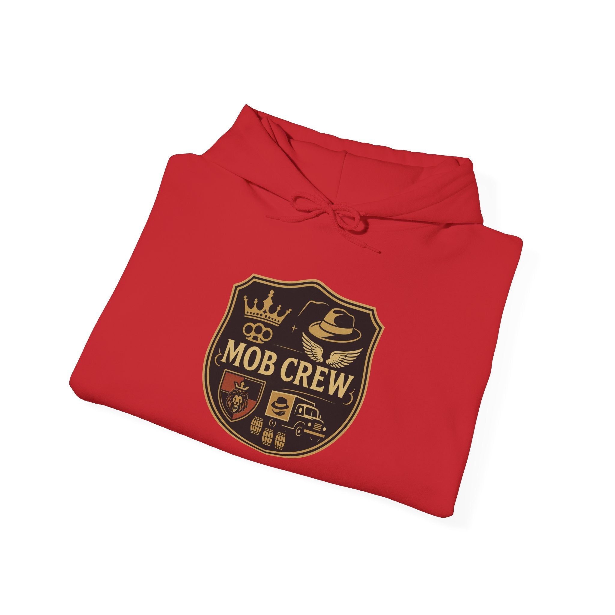 Mob Crew Hoodie – Vintage Pullover for Family Comfort