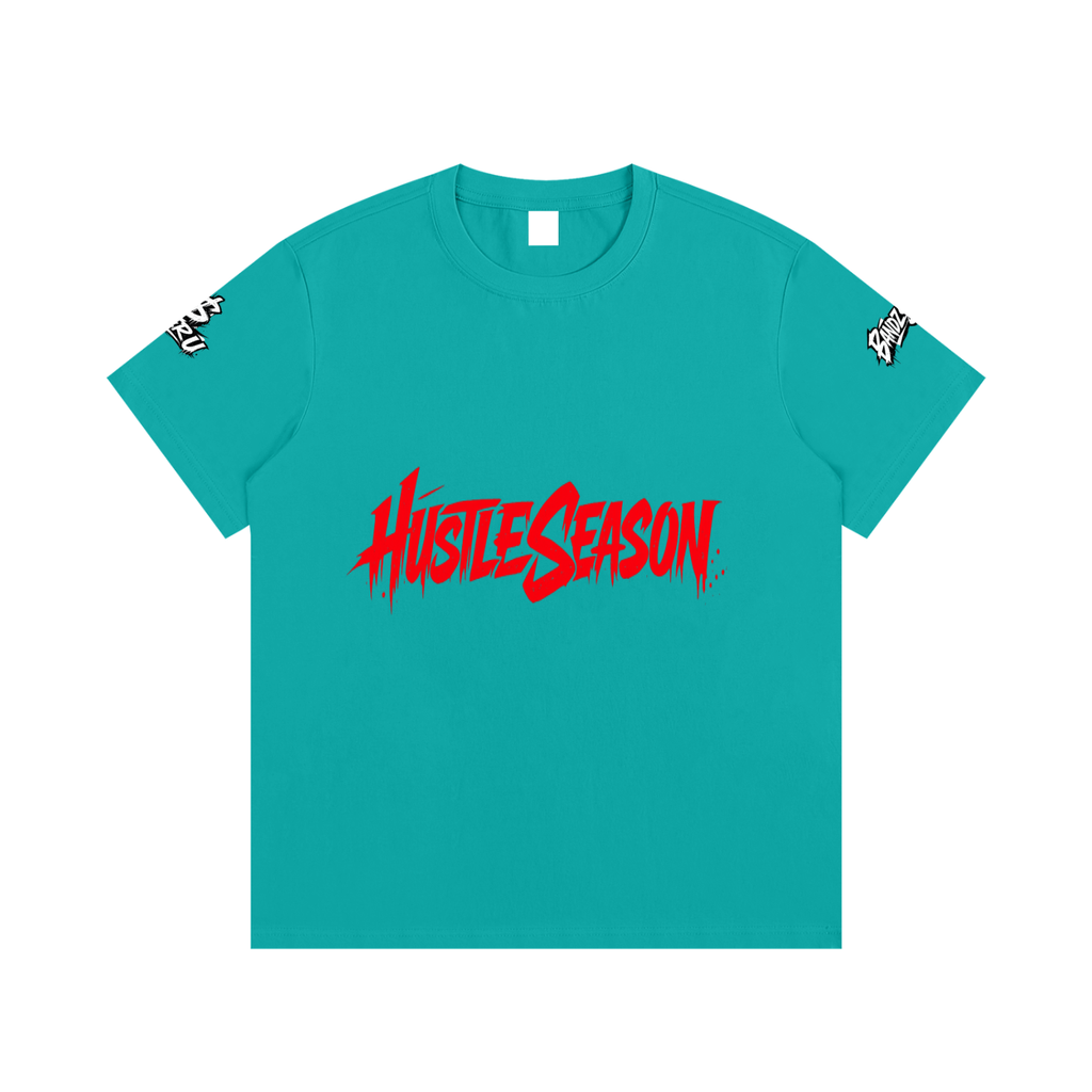 HUSTLE SEASON Essential Cotton T-Shirt