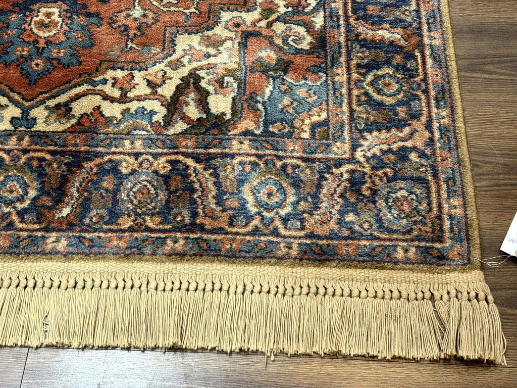 Karastan Rug 4x6, Vintage Karastan #744 Antique Serapi Pattern, Wool Pile, Original 700 Series Karastan Carpet