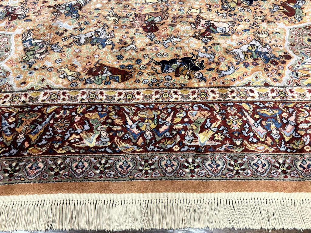 Karastan Rug 10x14 - Persian Hunting  #723 - Wool Pile, Vintage