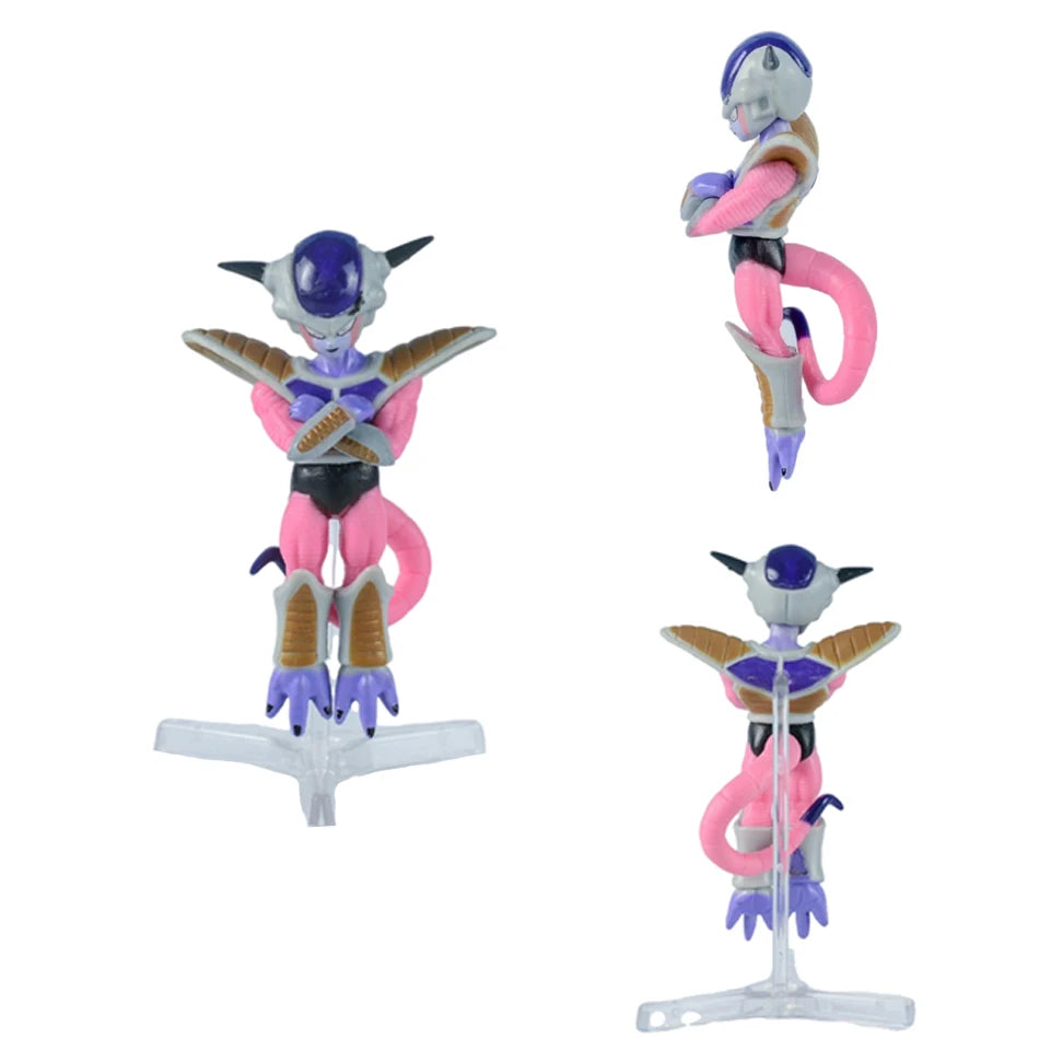 8pcs Frieza Dragon Ball Z Figure Set, Dragon Ball Super Anime Figurines First Second Third Mecha Final Form Perfect Golden Frieza