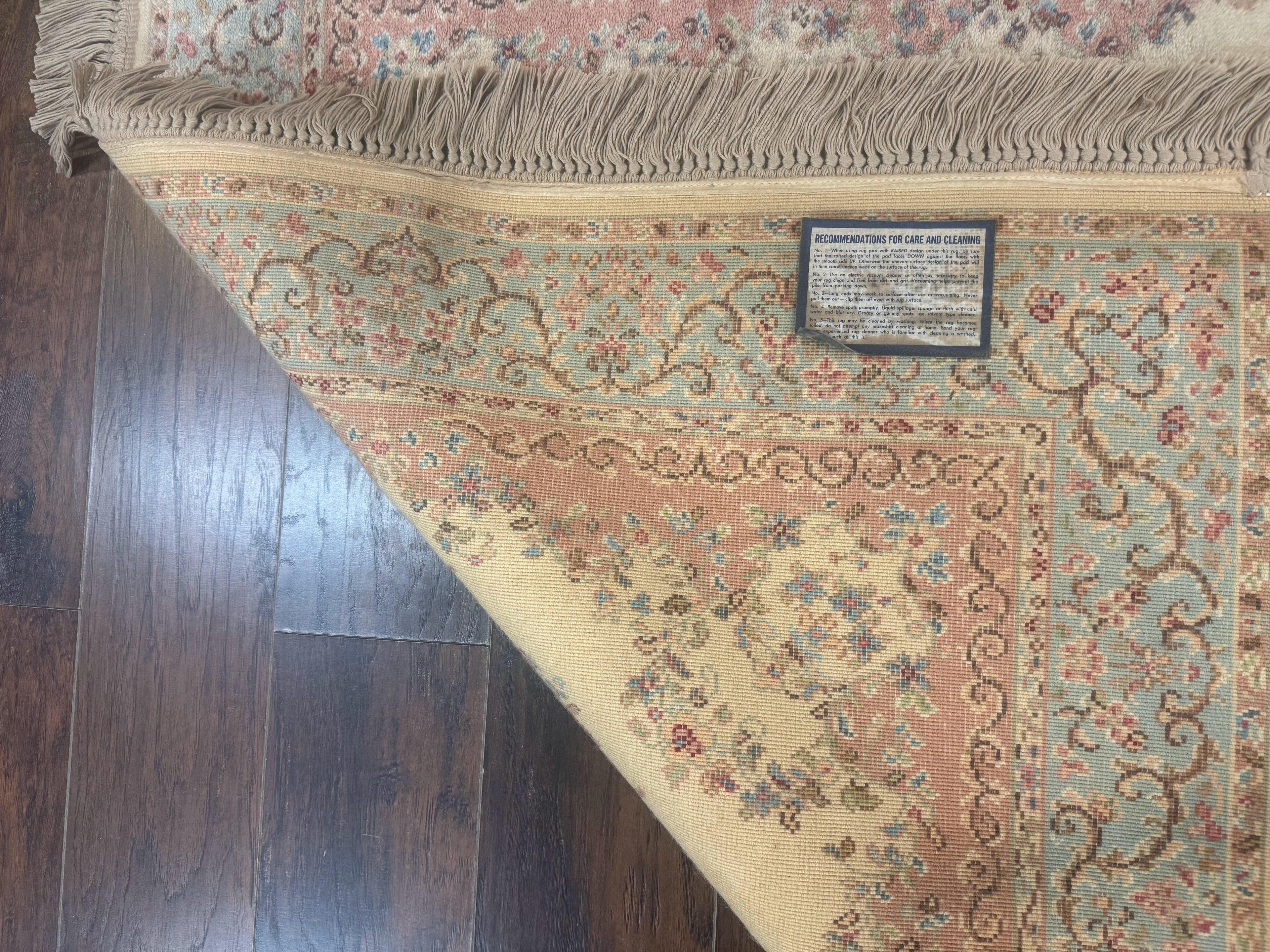 Karastan Rug 4x6, Pastel Ivory Kirman Rug #784, Wool Karastan Carpet, Original 700 Series, Vintage Karastan Area Rug, Discontinued