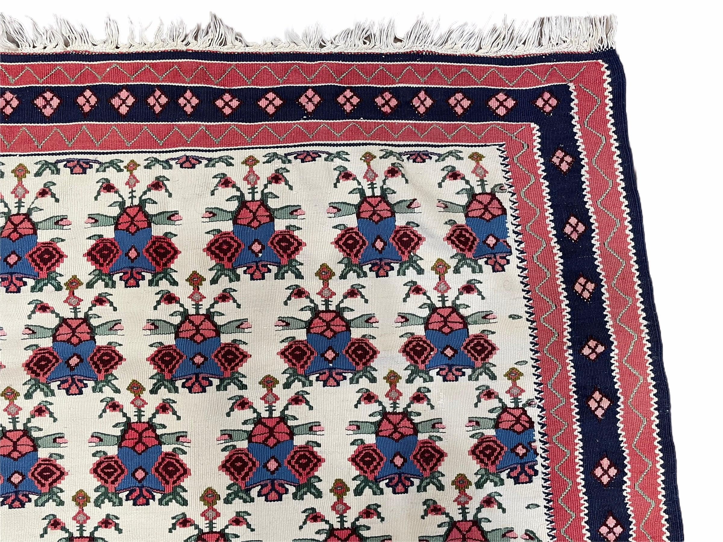 3x5 Vintage Kurdish Senneh Kilim Rug 3 x 5 Heirloom Rug Flatweave Antique Rug Playroom Rug Collectible Rug Beige Kilim