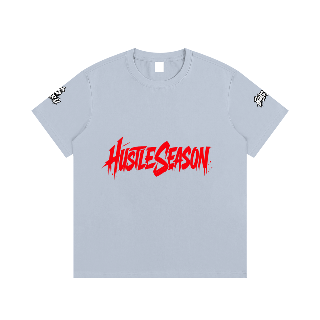 HUSTLE SEASON Essential Cotton T-Shirt