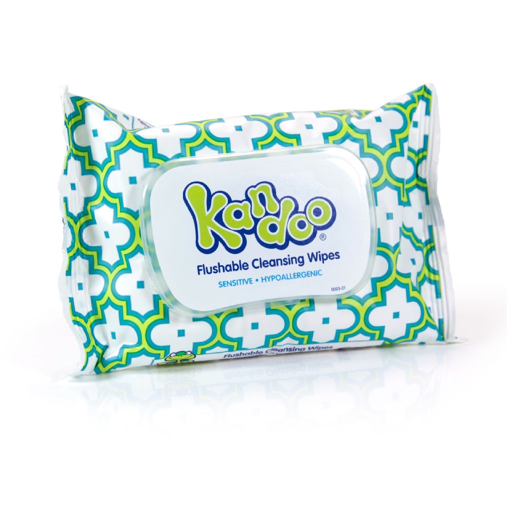 Kandoo Flushable Wipes 42Ct