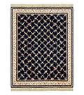 Karastan Rug 8.8 x 12, Garden of Eden #509/1270, Ebony Trellis, Vintage Discontinued Wool Pile Karastan Carpet