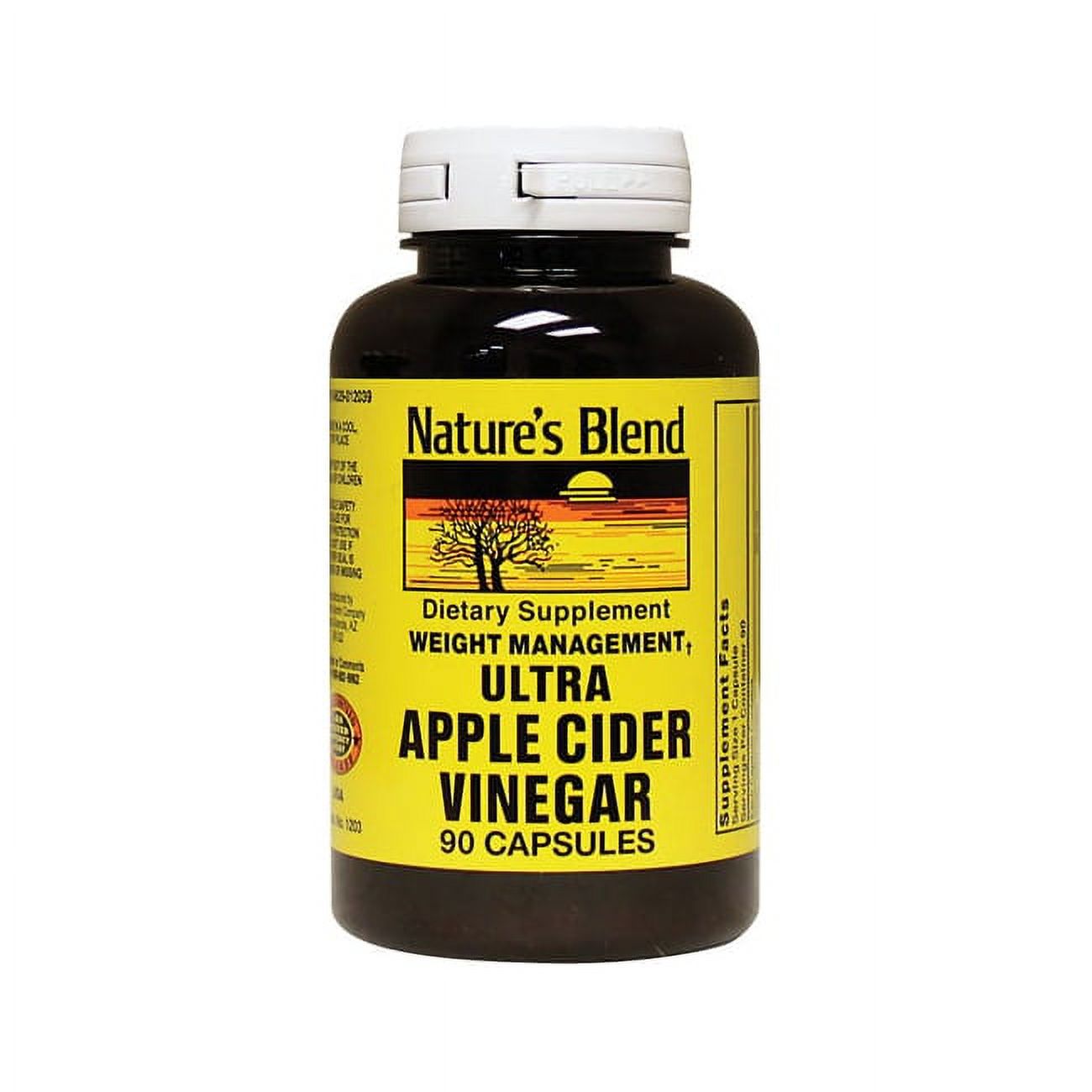 Nature's Blend Ultra Apple Cider Vinegar - 600 Mg (90 Capsules)