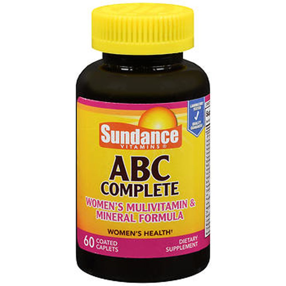 Sundance Vitamins ABC Complete Women's  Multivitamin & Mineral Formula 60  Caplets
