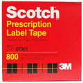 Scotch Prescription Label Tape 800 Clear, 1 1/2 In X 72 Yd