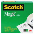 Scotch Magic Tape Refill, 3/4" X 1296", 1" Core, Clear