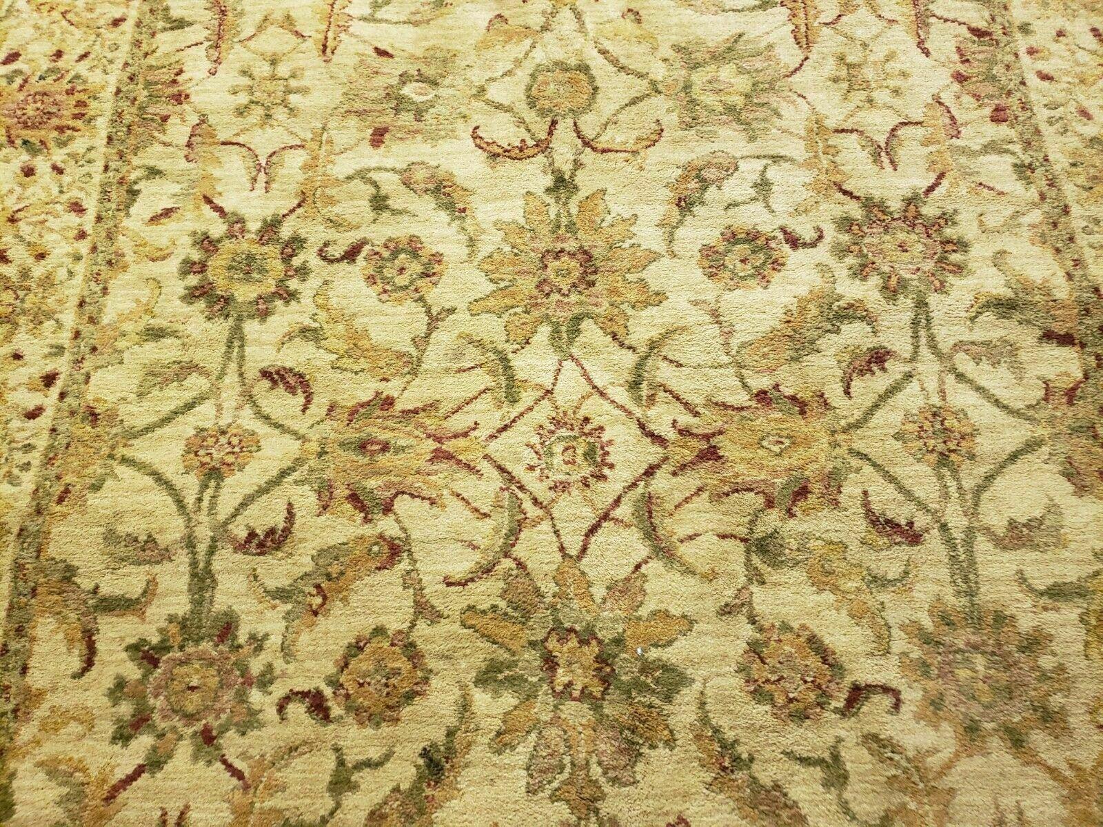 Belgium Power Loomed Rug 5x7, Vintage Oriental Wool Carpet, Beige