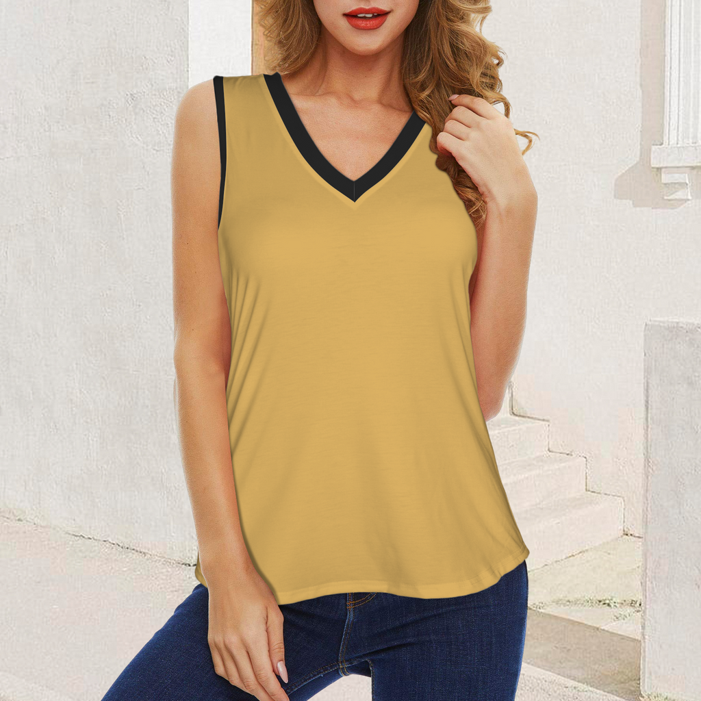 NEW!!! "THAT PART" branded  (black rear) V-Neck Sleeveless Tank Top (Made to Order No Stock)