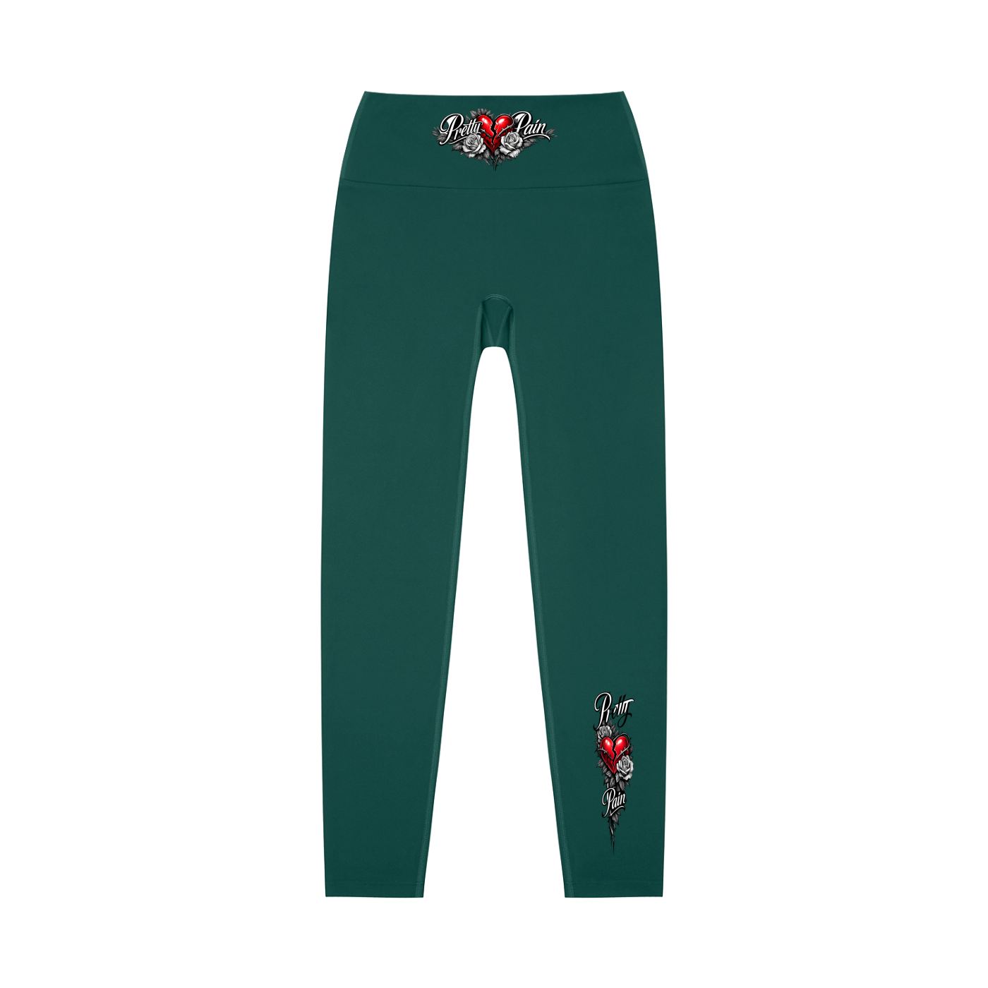 PRETTY PAIN High-Waisted Yoga Leggings