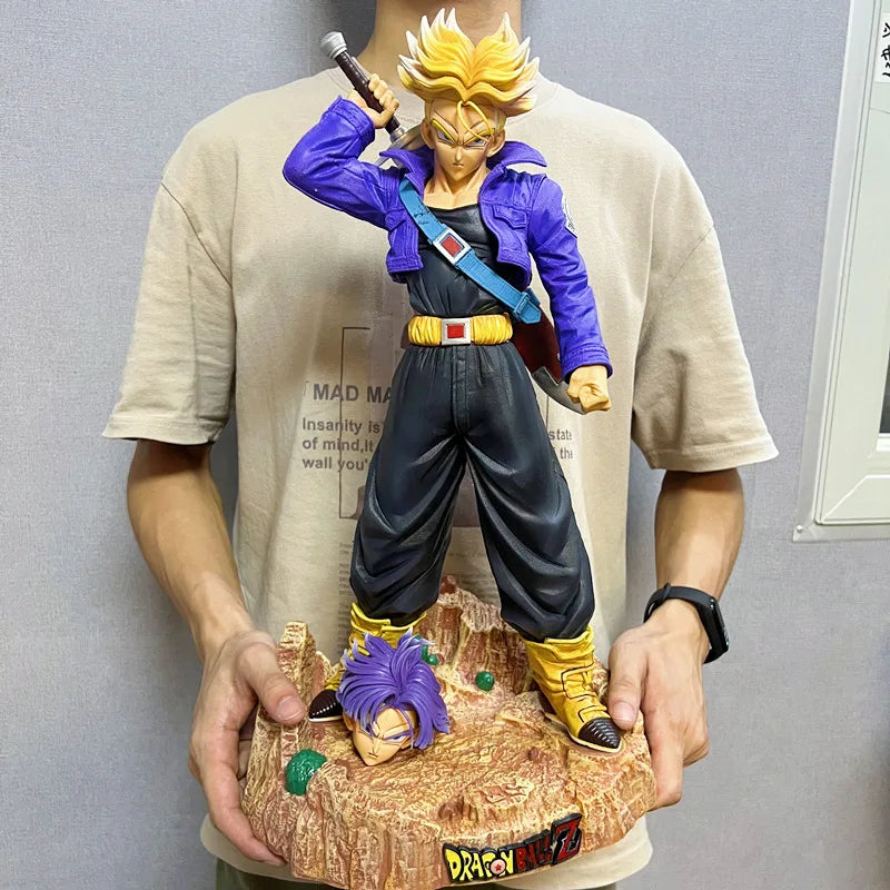 Dragon Ball Z Trunks Action Figure – Super Saiyan with Z Sword Statue (50 CM)