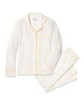 Women's Pima Pajama Set in Sunny Stripe