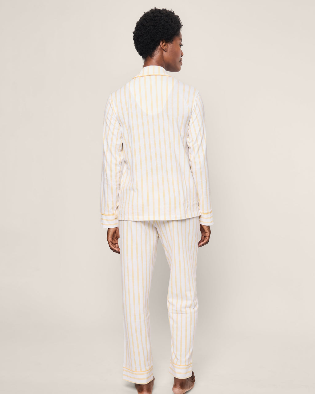 Women's Pima Pajama Set in Sunny Stripe