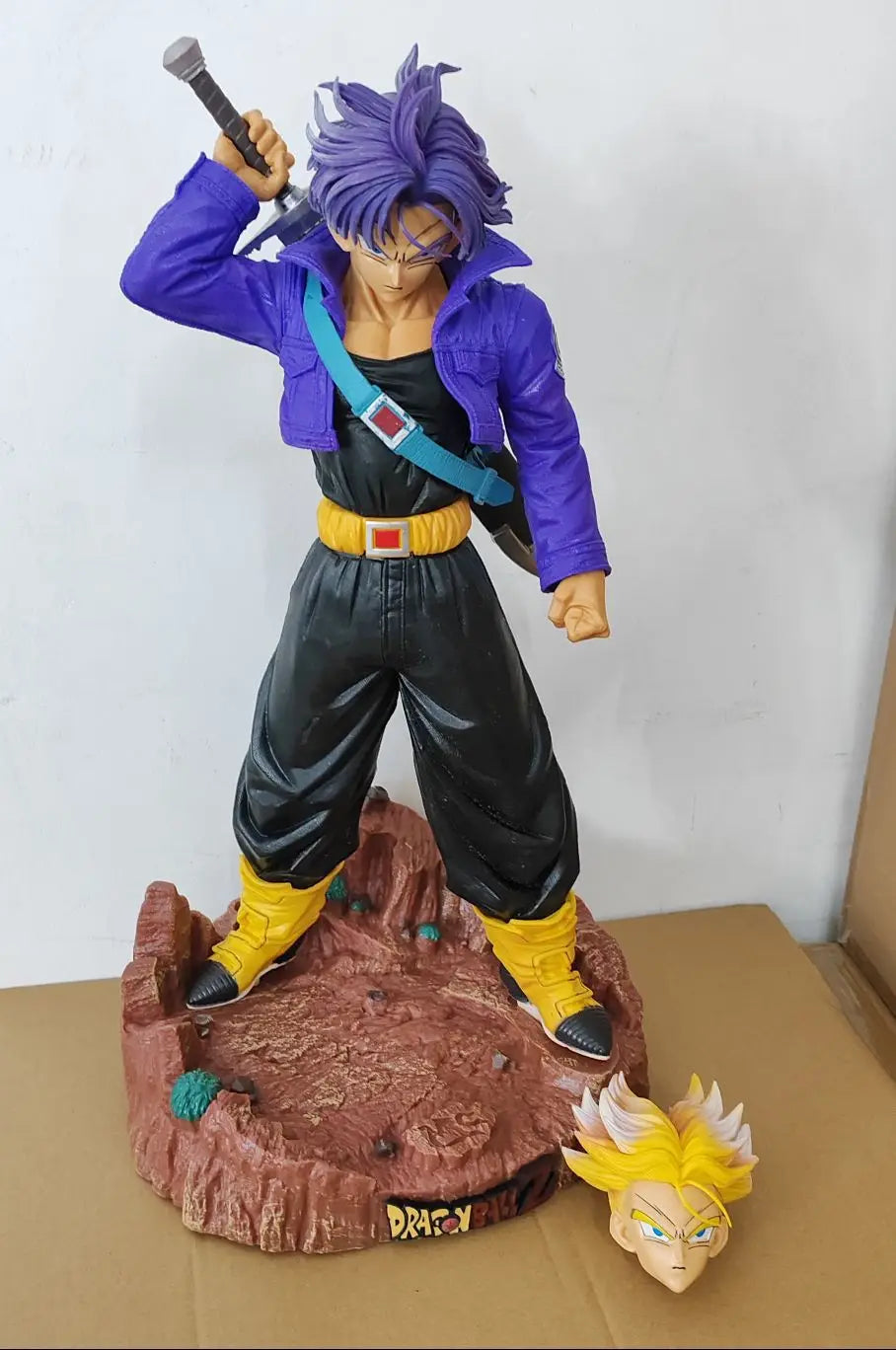Dragon Ball Z Trunks Action Figure – Super Saiyan with Z Sword Statue (50 CM)