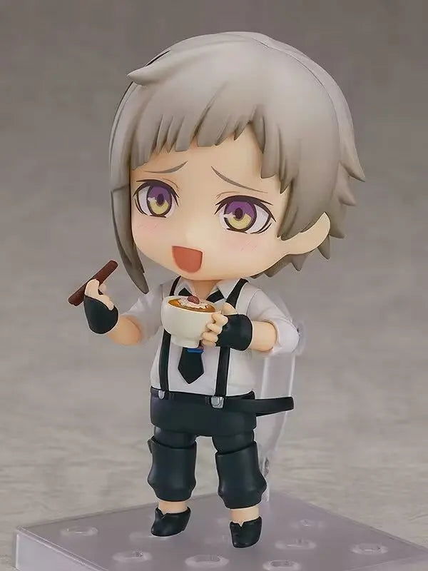 Action Figures Bungo Stray Dogs, Nakajima Atsushi, Dazai Osamu, Kawaii Chibi Cute Anime Figurines Collector 10 cm