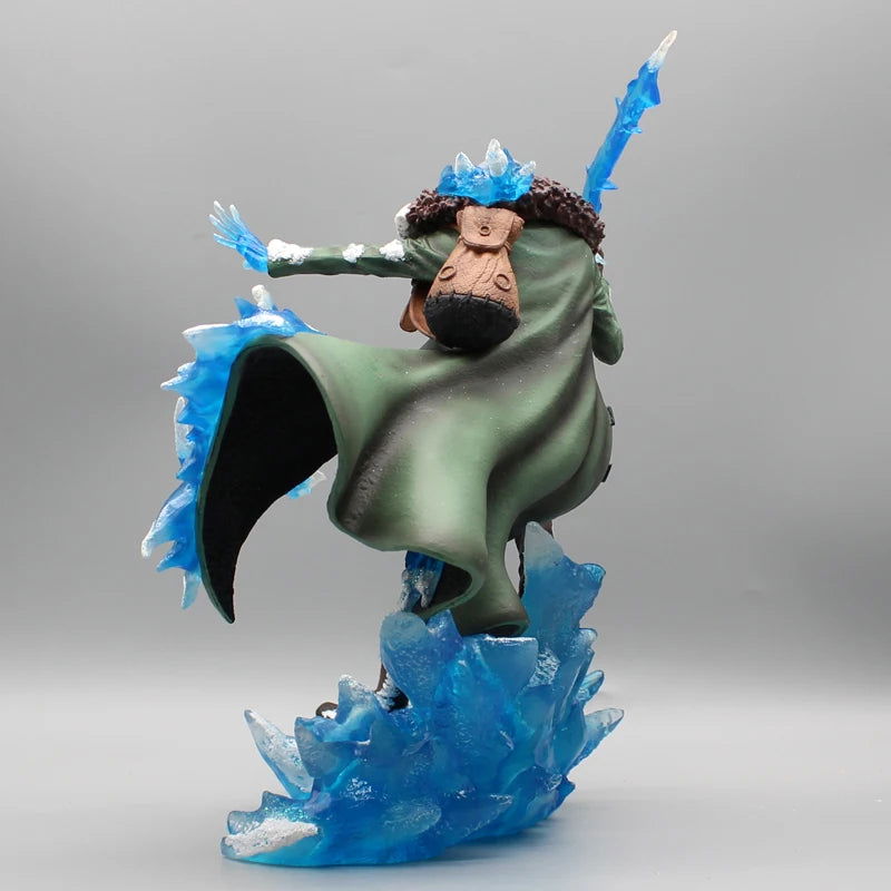 Aokiji Kuzan Anime LED Figurine, One Piece Action Figures Statue Model Collection 30 cm