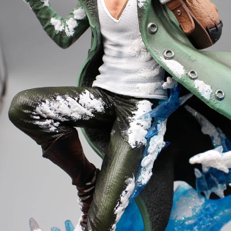 Aokiji Kuzan Anime LED Figurine, One Piece Action Figures Statue Model Collection 30 cm