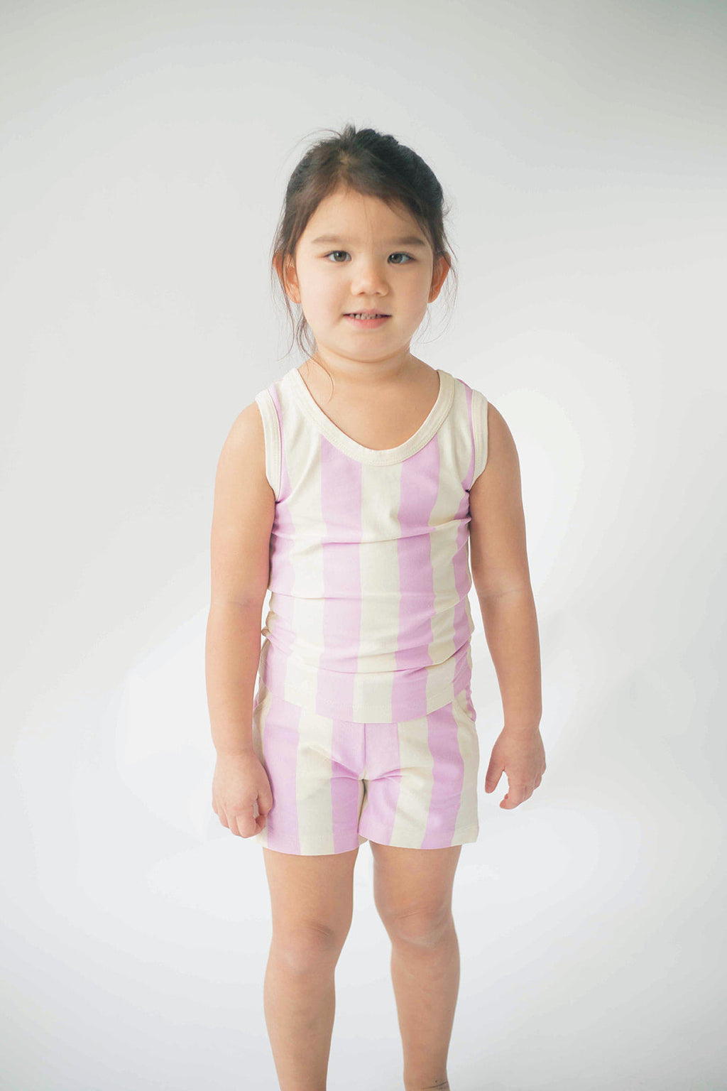 Tank Set in Pink Stripes