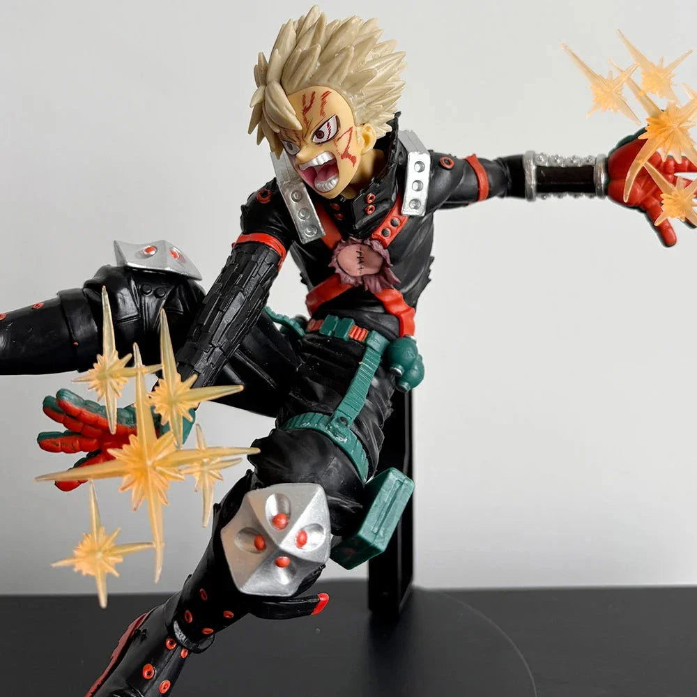 Bakugou Katsuki Anime Figure My Hero Academia Action Figurines PVC Statue Collectible Display 18 CM