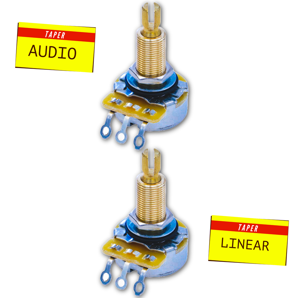 500K Ω Potentiometer for Humbucker Pickups - Fits Gibson® Les Paul®