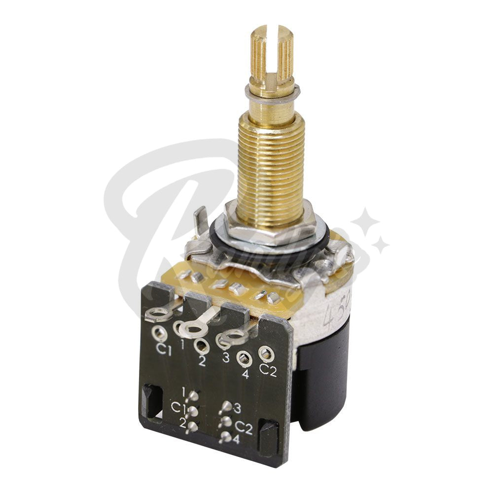 500K Ω Push Pull Potentiometer for Humbucker Pickups - Fits Gibson® Les Paul®