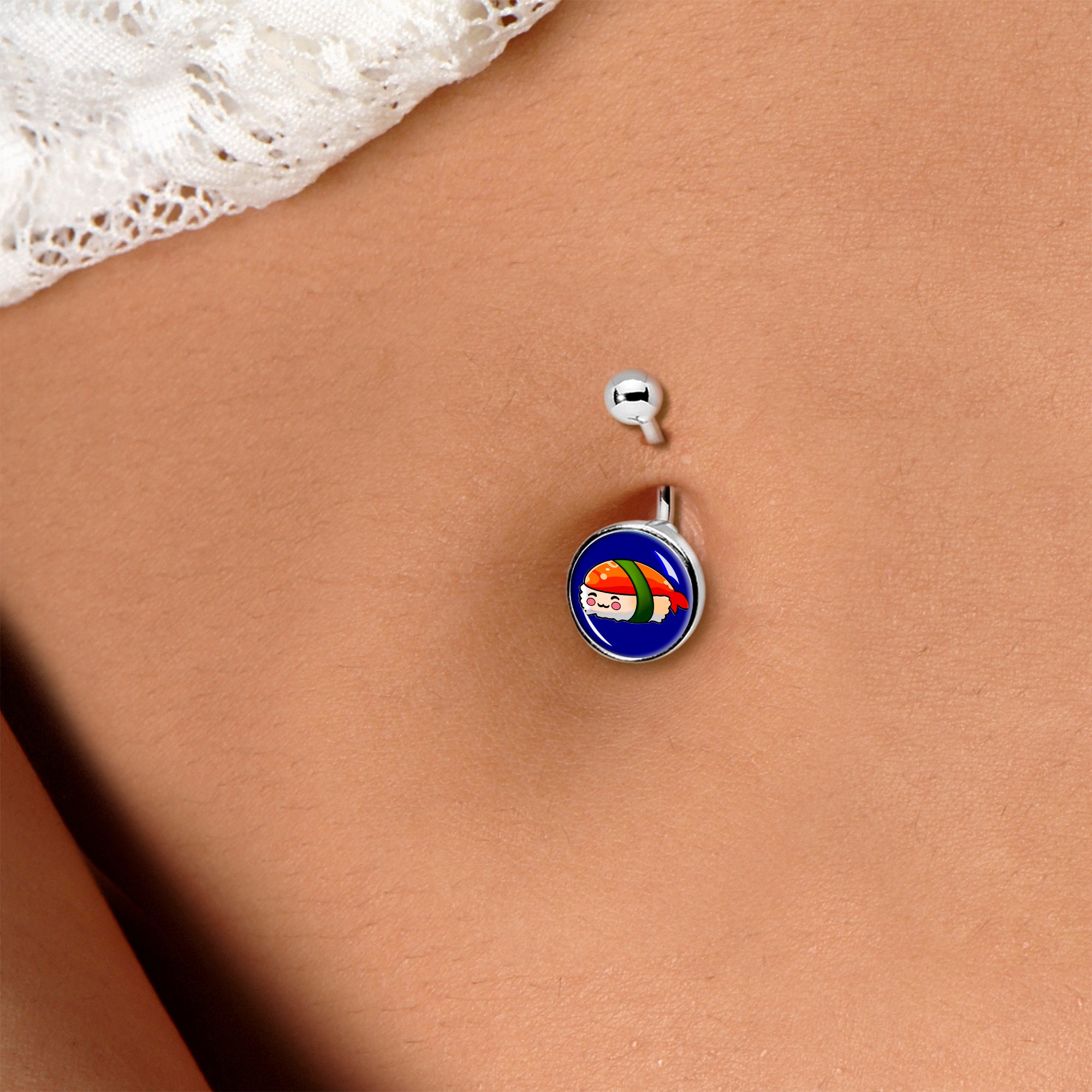 Sushi Belly Ring by Onyx O