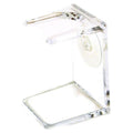 Simpsons Acrylic Shaving Brush Drip / Drying Stand - Clear