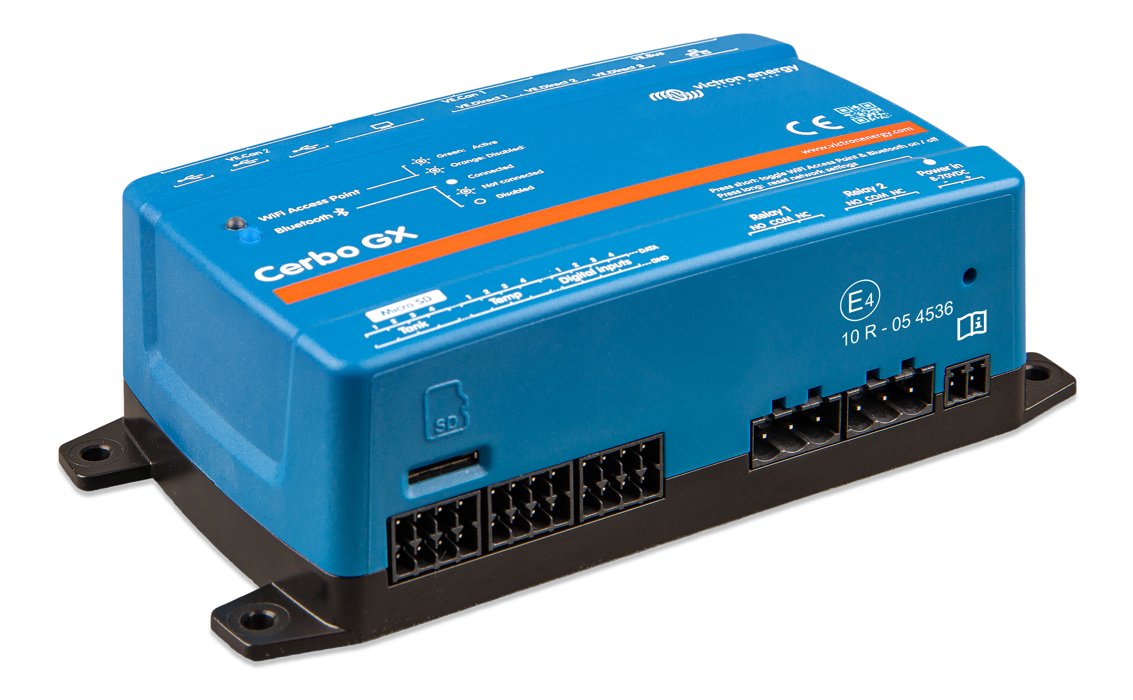 Victron BPP900451100 Cerbo GX MK2 Hardware revision 2 with two VE.Can ports