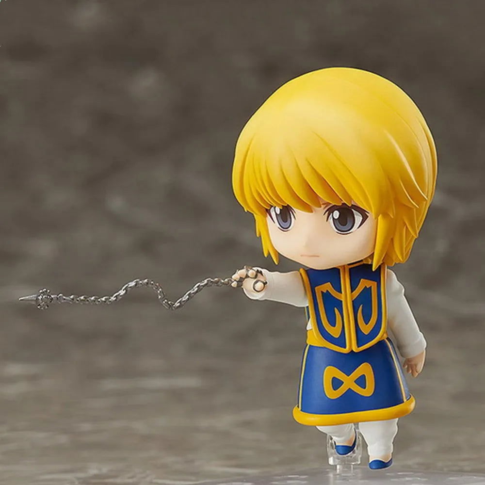 Cute Hunter X Hunter Anime Figurines, Kawaii Chibi Anime Figures, Chrollo Lucilfer, Kurapika, Gon Freeces. Killua Zoldyck PVC Action Toys 10 CM