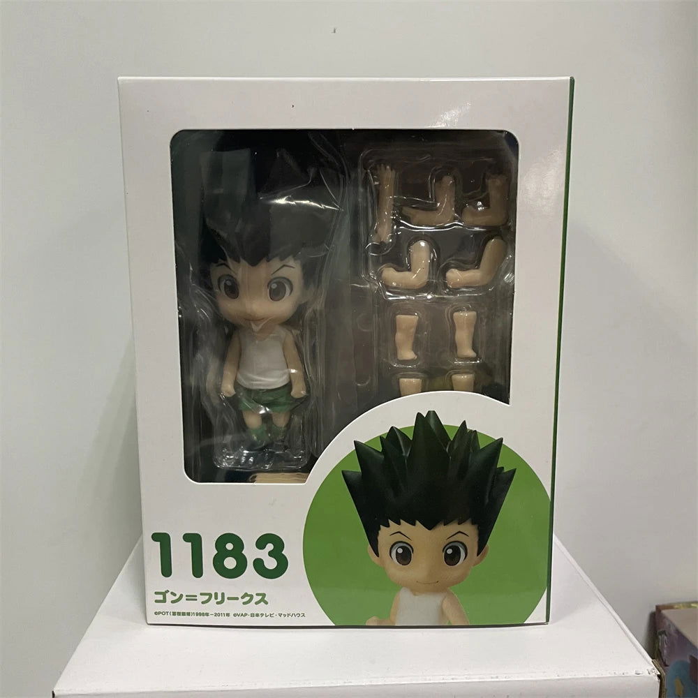 Cute Hunter X Hunter Anime Figurines, Kawaii Chibi Anime Figures, Chrollo Lucilfer, Kurapika, Gon Freeces. Killua Zoldyck PVC Action Toys 10 CM