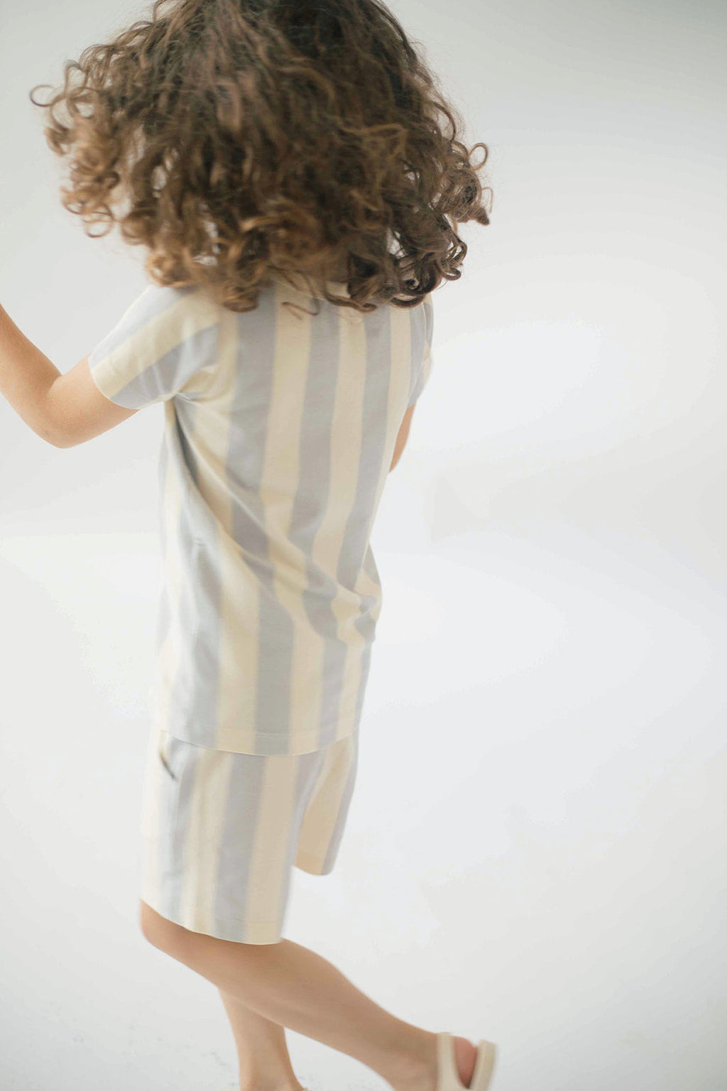 T-Shirt Set in Blue Stripes