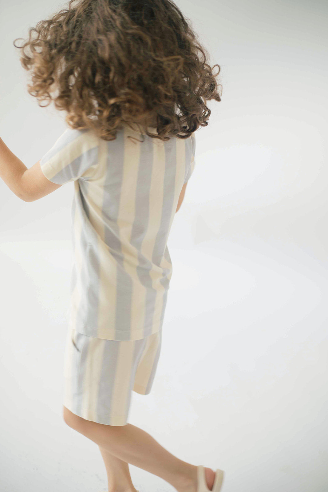 T-Shirt Set in Blue Stripes