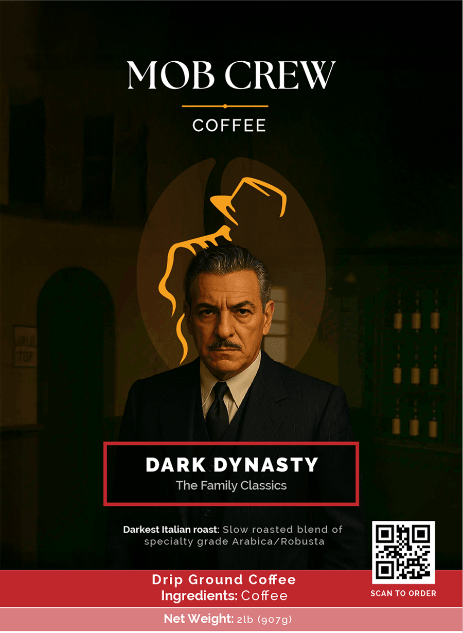 Dark Dynasty Dark Roast Coffee: 2lb Reign Supreme with the Darkest Roast