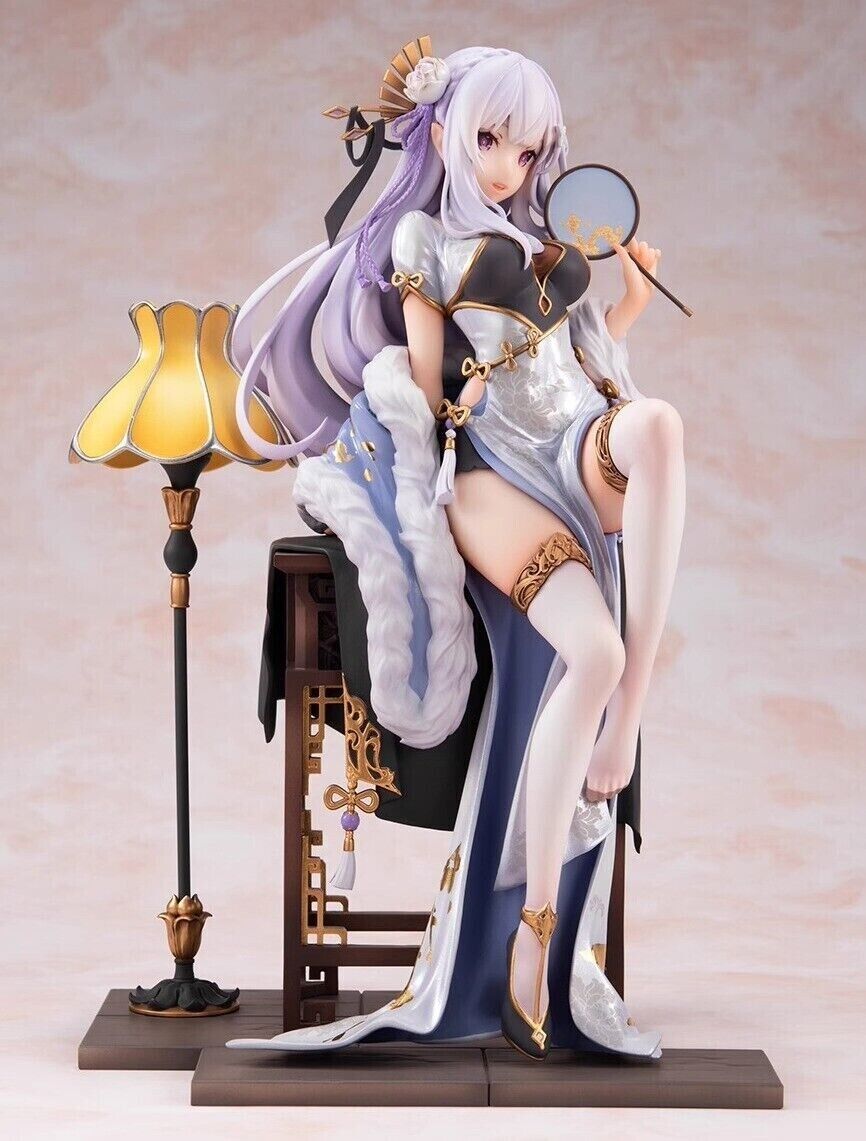 Emelia & Rem Figure, Re:Zero kara Hajimeru Isekai Seikatsu Figurine, Anime 9 in