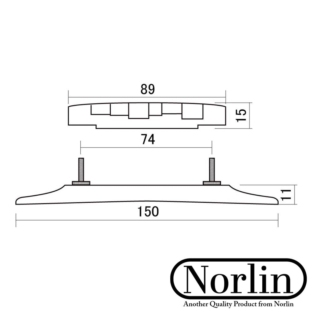 Archtop Compensated Rosewood Bridge for Gibson® & Epiphone® Guitars