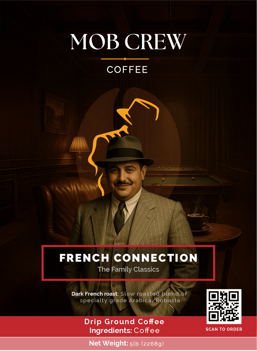 French Connection Coffee 5lb Dark Roast Coffee Blend by Mob Crew Coffee