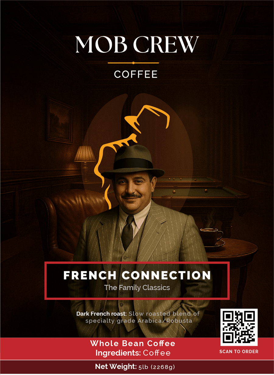 French Connection Coffee 5lb Dark Roast Coffee Blend by Mob Crew Coffee