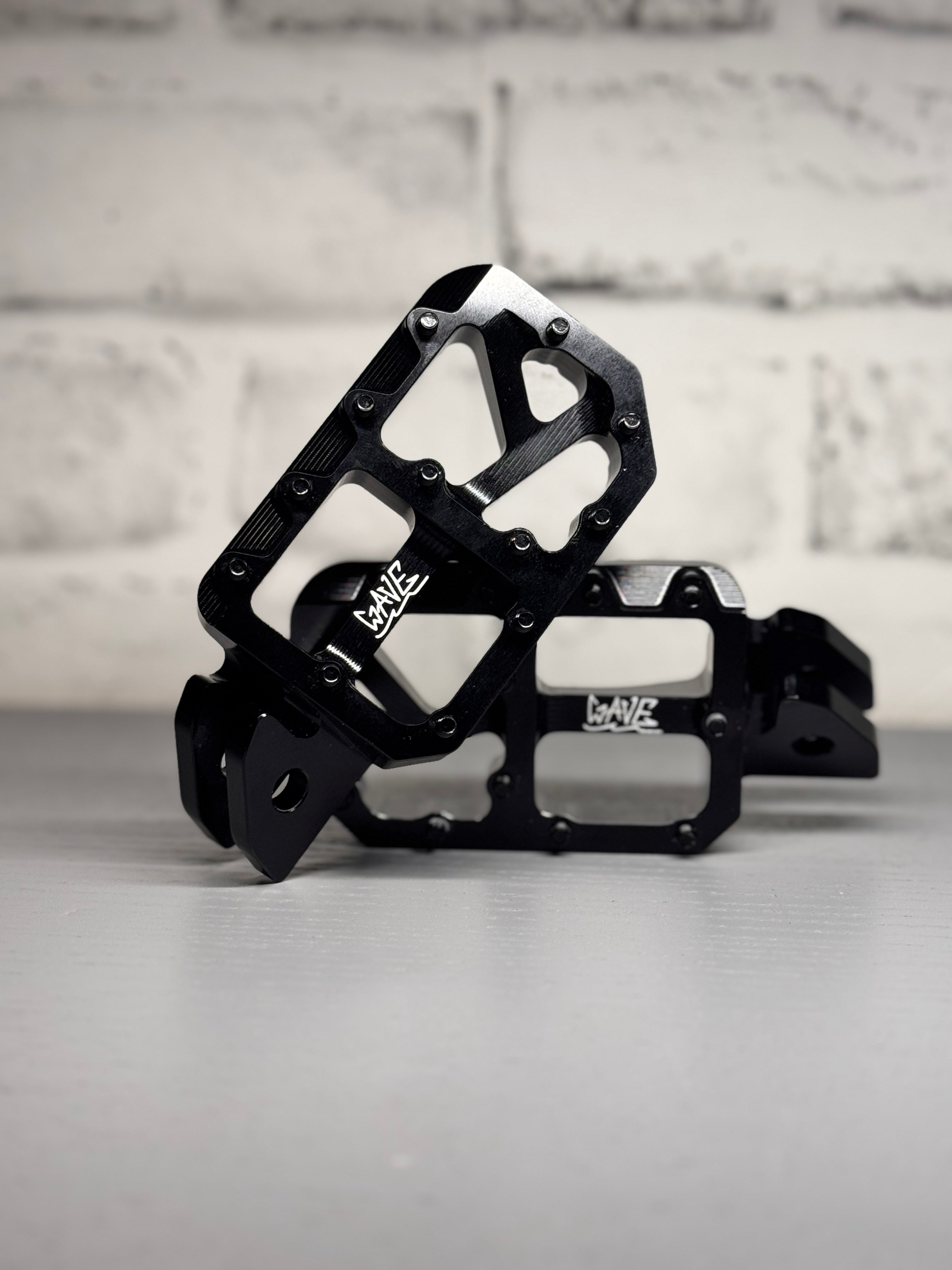 BLACK WAVE WIDE PEGS BACK ORDER