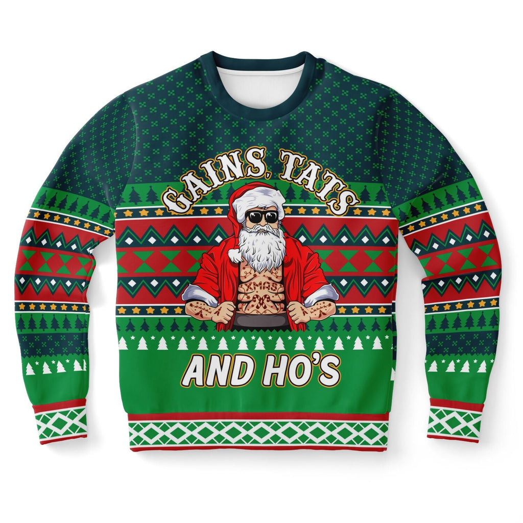 Gains Tats & Ho's Christmas Sweatshirt