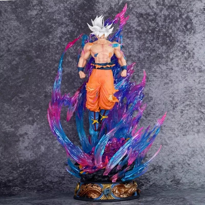 Goku Ultra Instinct Anime Figurines, Dragon Ball Super Collectible Figures 15 in