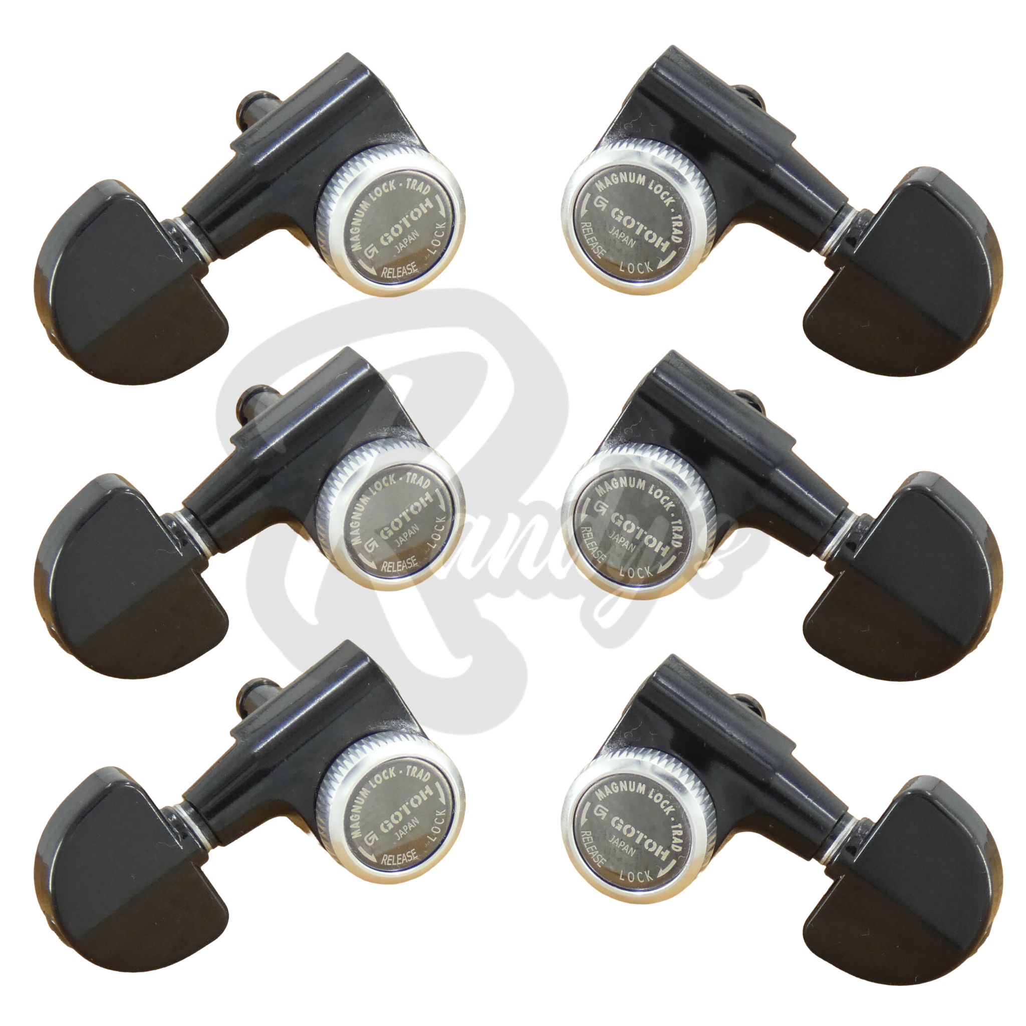 SG301-20 MG-T Locking Tuners w/ Kidney Buttons (L3+R3) - Fits Gibson® & Grover®